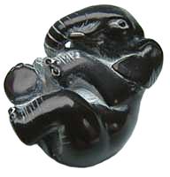 Elephant Palm Charm - Ebony