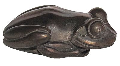 Frog Palm Charm - Bronze