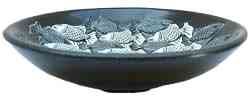 Black Marble Bowl - Small