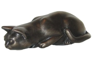 Cat - Palm Charm - Bronze
