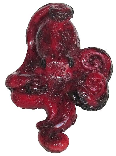 Octopus - Netsuke - Flamb�
