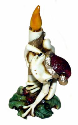 Holly Hop - With Santa Cap - Ivory