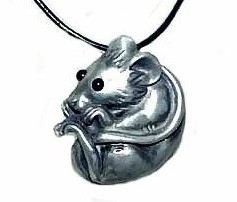 Fritz The Mouse - Pendant - Aluminum