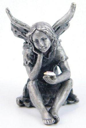 Pewter Fairy - Luminescent Stone