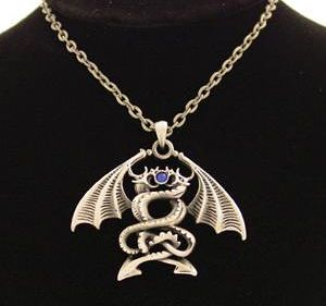 Dueling Dragons Necklace