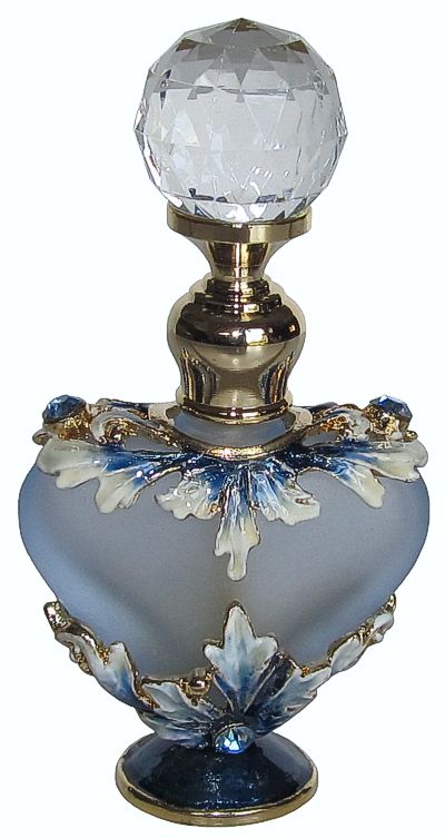 Heart Shaped Perfume Bottle - Blue