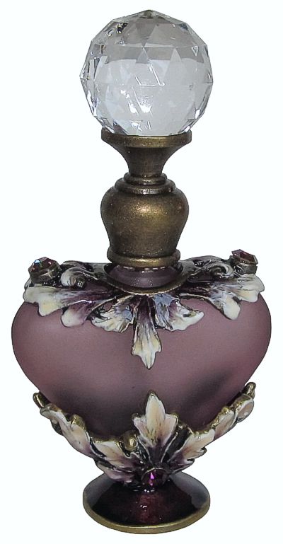 Heart Shaped Perfume Bottle - Purple