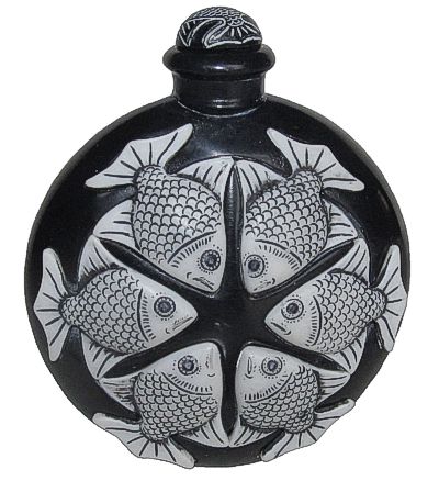 Black Marble Perfume Bottle