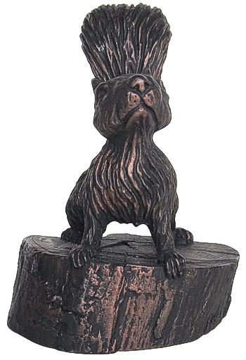 Chippi The Squirrel - Bronze Overlay