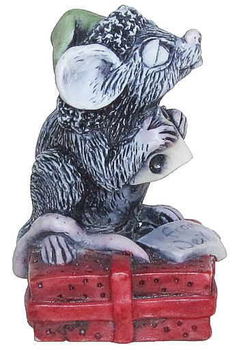 Kringle The Christmas Mouse - Black w/ Red Package