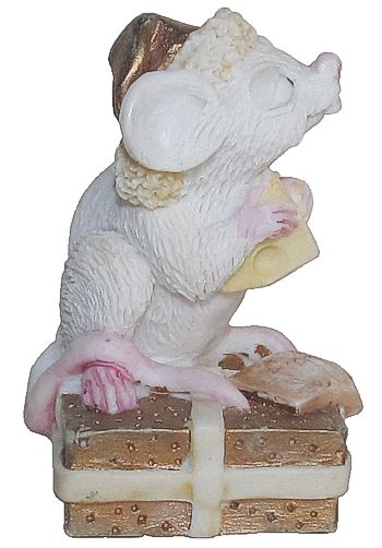 Kringle The Christmas Mouse - White w/ Gold Package