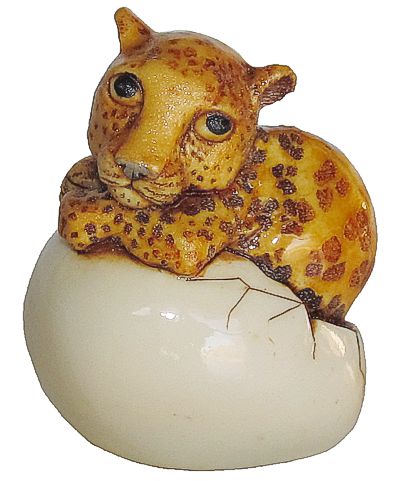 Leopard Cub In Egg