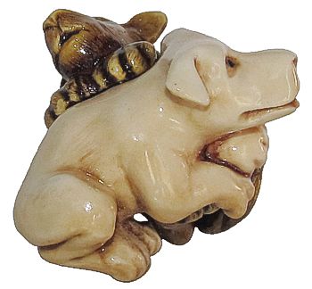 Entwined Dogs