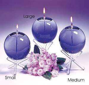 Tripod Sphere Oil Candle