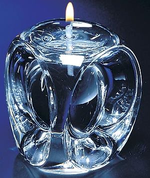 Three Sided Cube Oil Candle