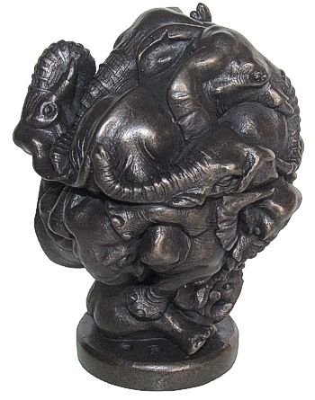 Artist Master Bronze Elephant