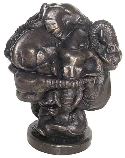 Artist Master Bronze Elephant