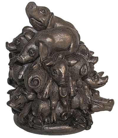 Artist Master Bronze Pig